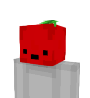 Apple Head Minecraft skin overlay