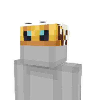 Bee hat Minecraft skin overlay