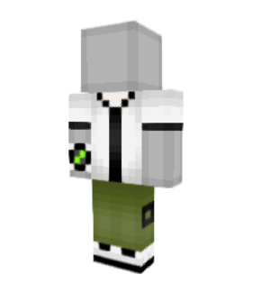 Ben10 Outfit Minecraft skin overlay