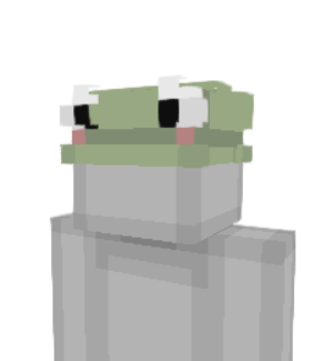 Frog Hat Minecraft skin overlay