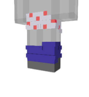 Funny Dropped Pant Minecraft skin overlay